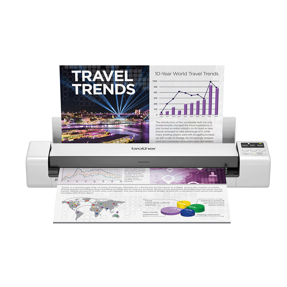 Brother DS-940DW Alimentation feuille a feuille de scanner 600 x 600 DPI A4 Noir, Blanc