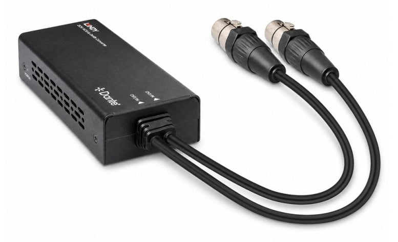 LINDY Encodeur audio 2 canaux XLR vers Dante