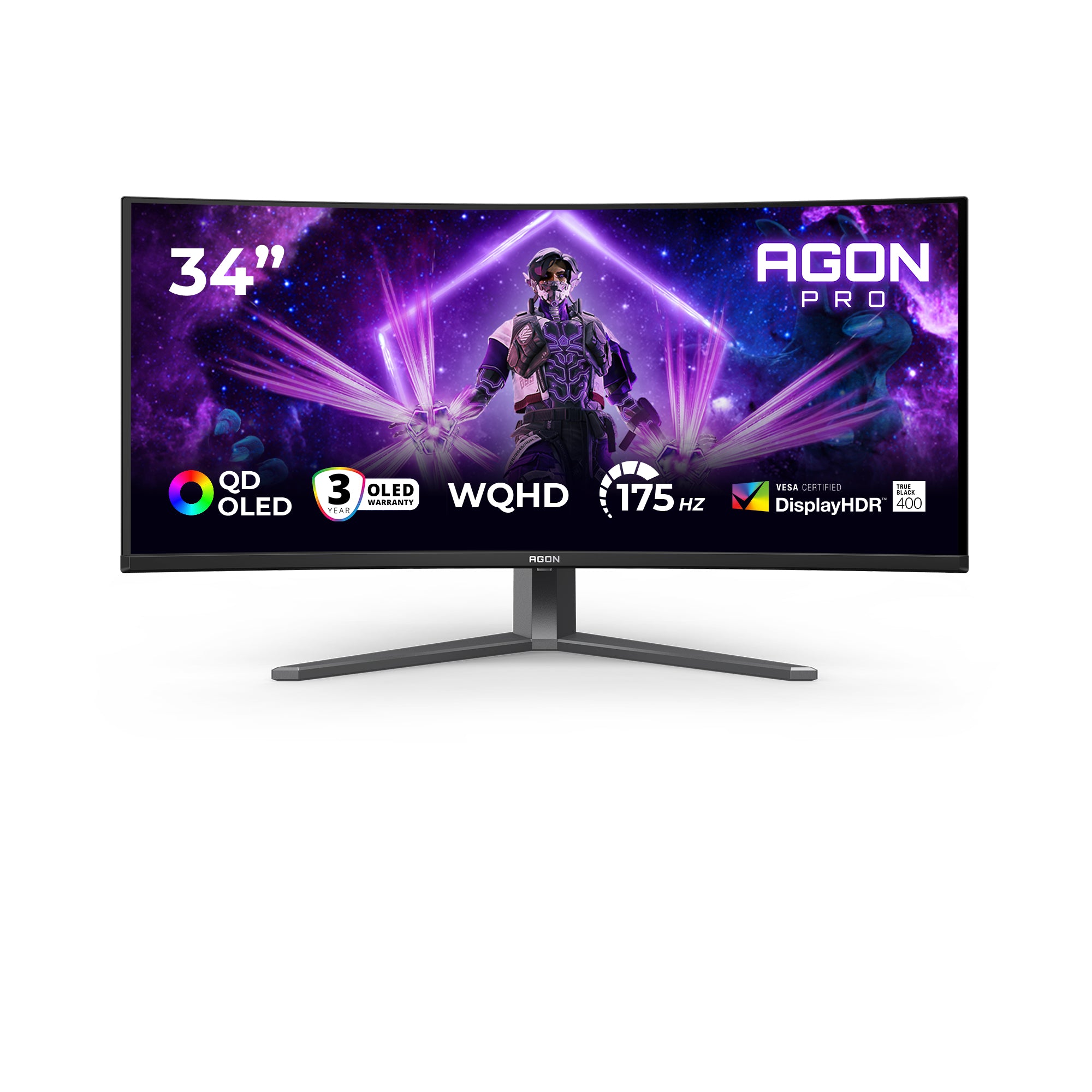 AOC AG346UCD 34p 3440x1440 0.03ms 2xHDMI DP USB Black