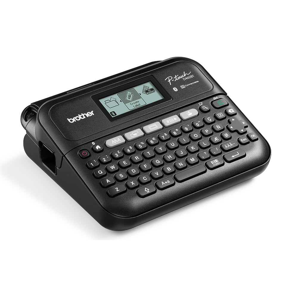 Brother PT-D460BTVP imprimante pour étiquettes Transfert thermique 180 x 180 DPI 30 mm/sec Avec fil &sans fil TZe Bluetooth QWERTY