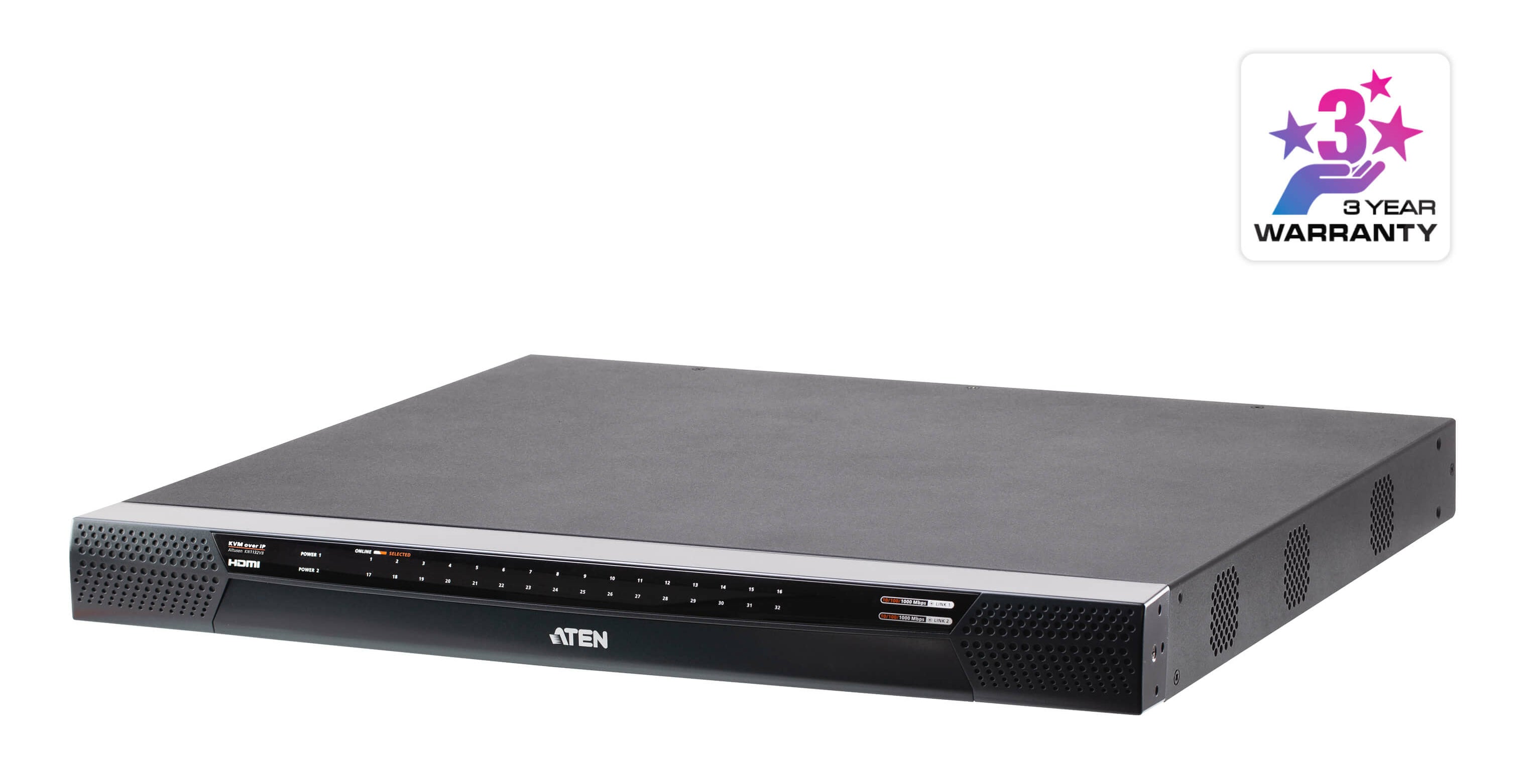 ATEN PREMIUM KN1132VB KVM DUAL-IP+Power CAT5 32 ports