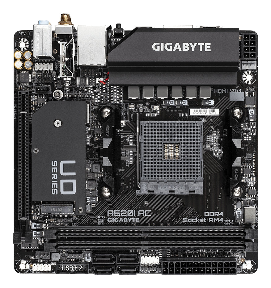 GIGABYTE A520I AC carte mere AMD A520 Emplacement AM4 mini ITX