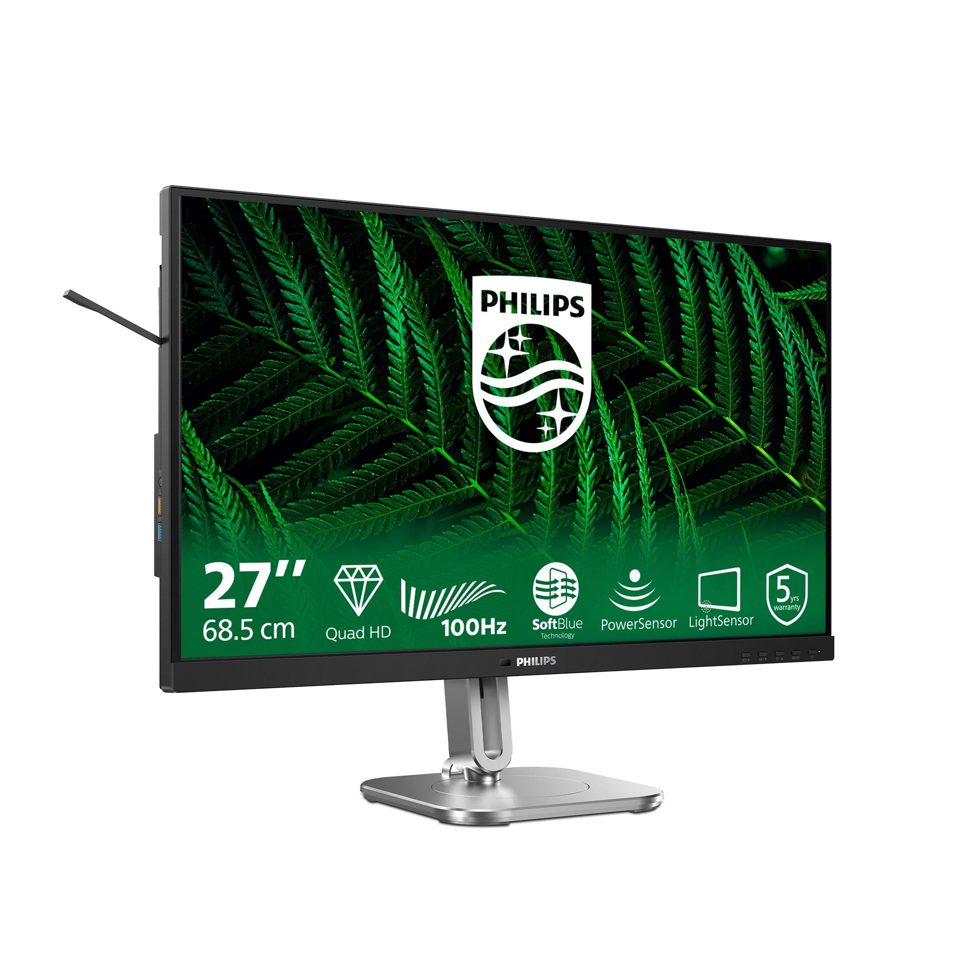 PHILIPS 27B2G5500/00 Ecran 27p QHD LED 16:9 IPS 75Hz 2xHDMI 1.4 DP 1.2