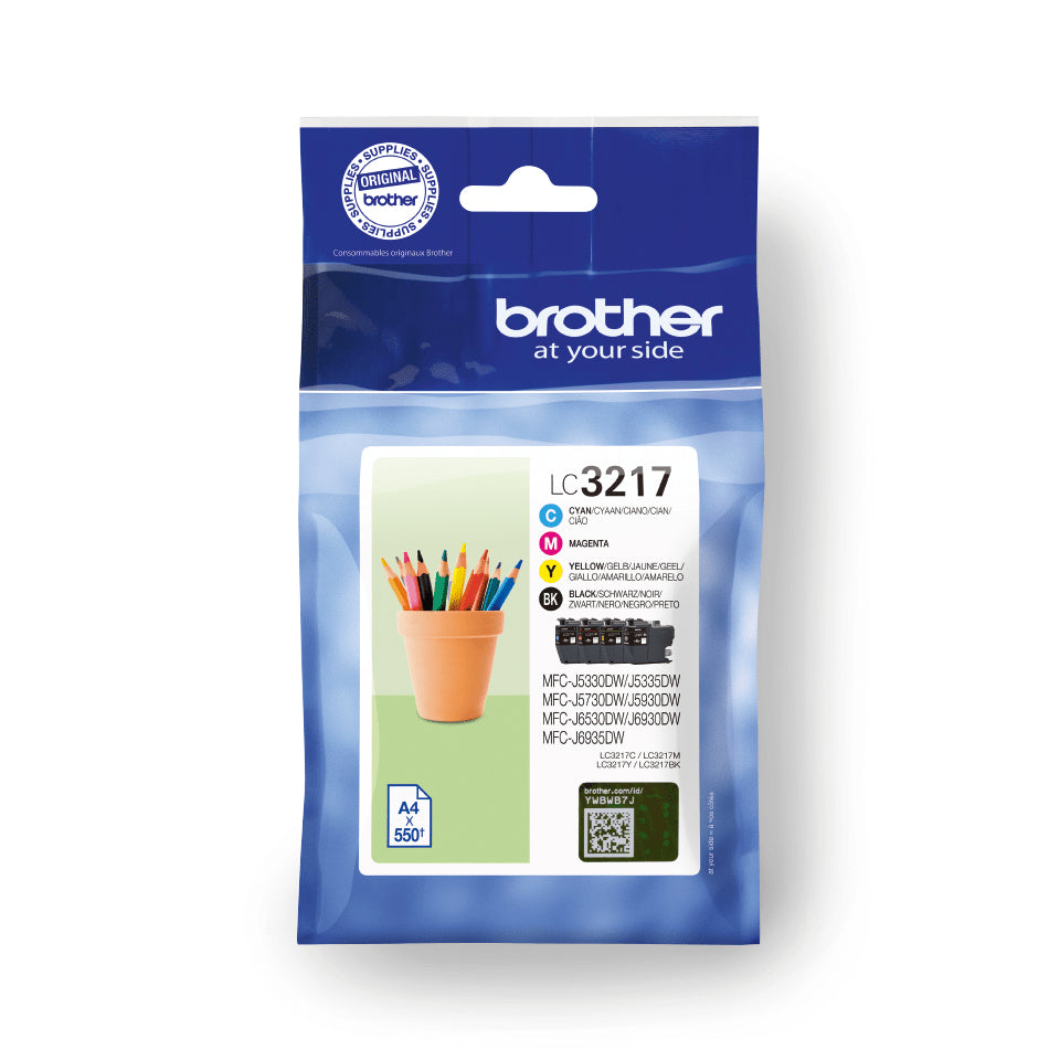 BROTHER Value Pack LC3217BK/C/M/Y