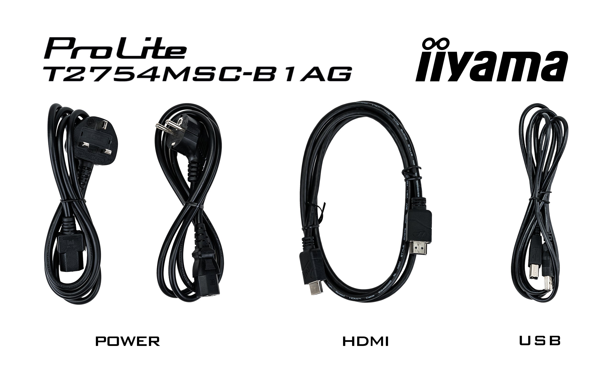 IIYAMA- Ecran tactile 27" T2754MSC-B1AG