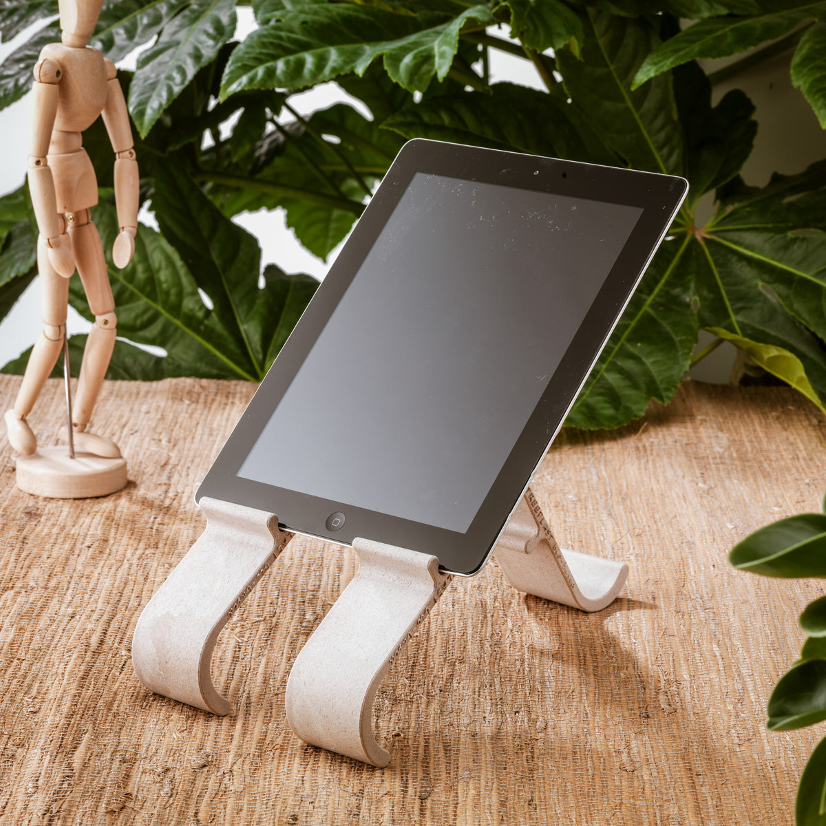 R-GO TOOLS Support pour PC et tablette Treepod, chêne