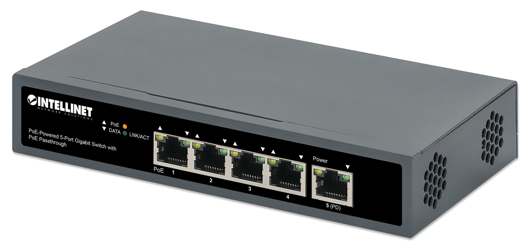 Intellinet 561808 commutateur réseau Gigabit Ethernet (10/100/1000) Connexion Ethernet, supportant l'alimentation via ce port (PoE)