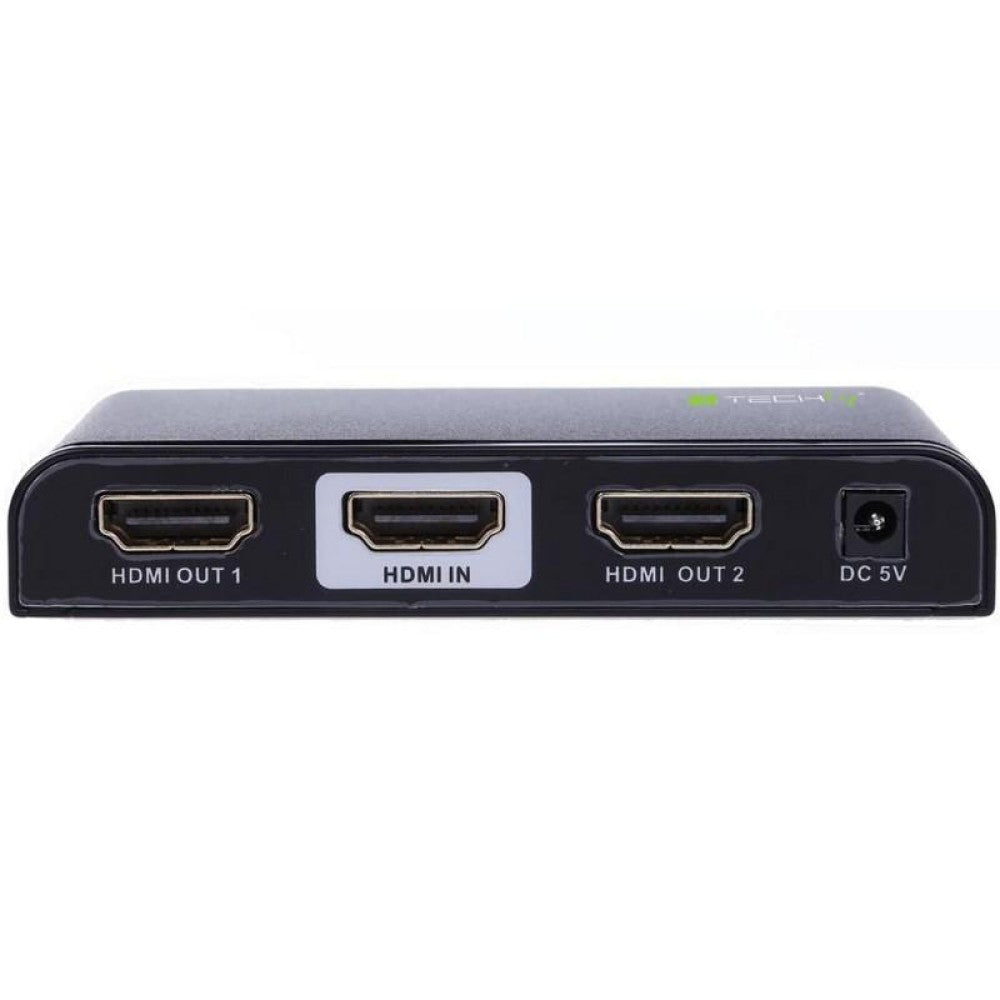 Techly IDATA HDMI2-4K2 Répartiteur HDMI 2.0 4K@60Hz 1x2 Actif