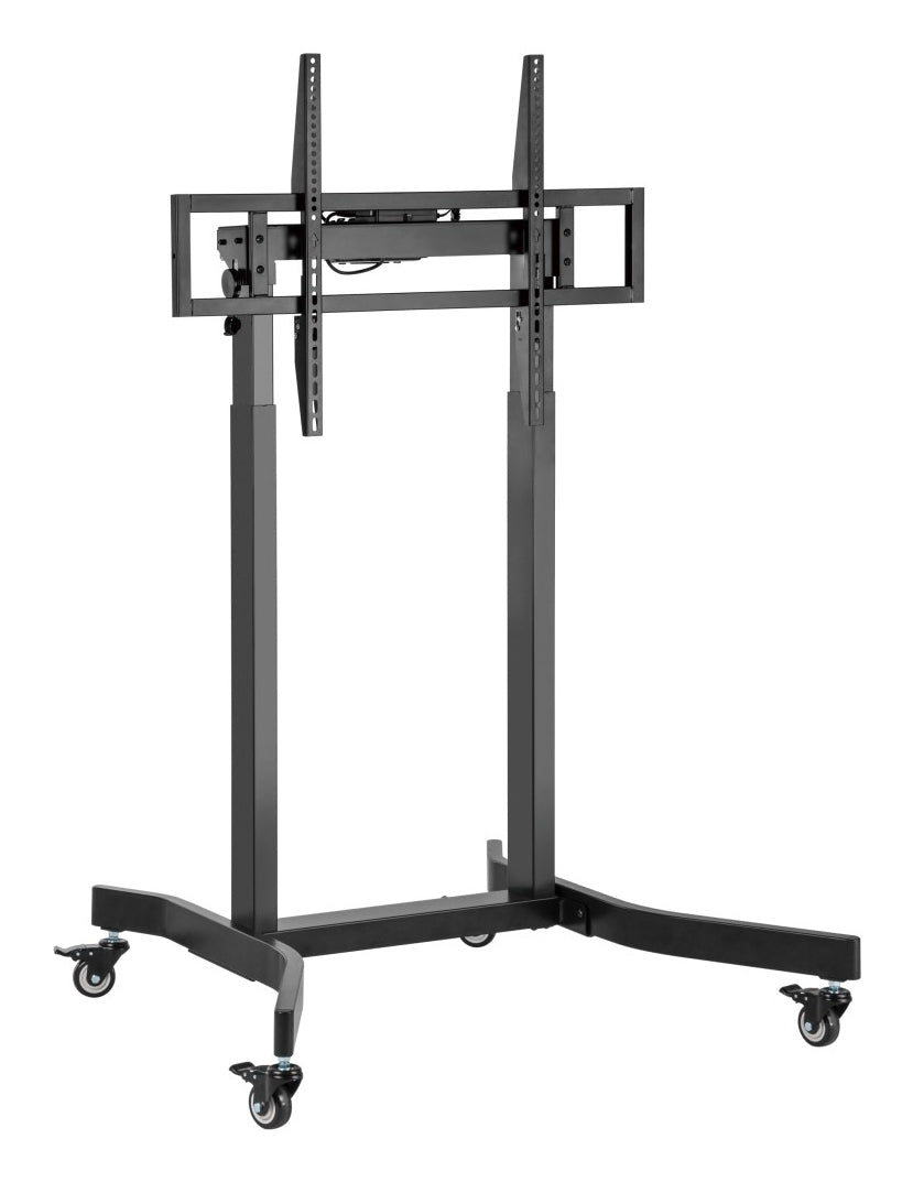 "Techly ICA-TR68M Support TV mobile 55-100"" jusqu'a 120kg électrique avec télécommande"
