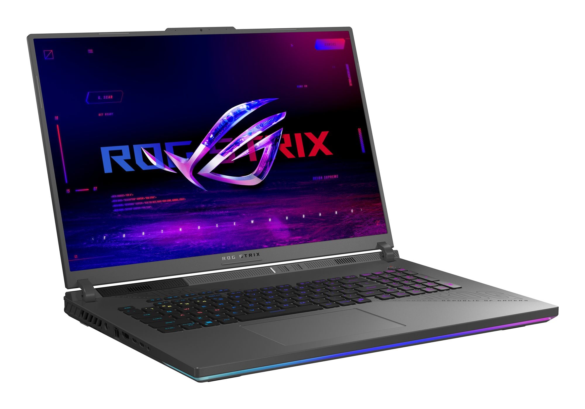 ASUS ROG Strix G814PM-S9010W AMD RYZEN 9 8940HX 18p WQXGA DDR5 32Go 1To PCIE G4 SSD GeForce RTX 5060 W11H Gray