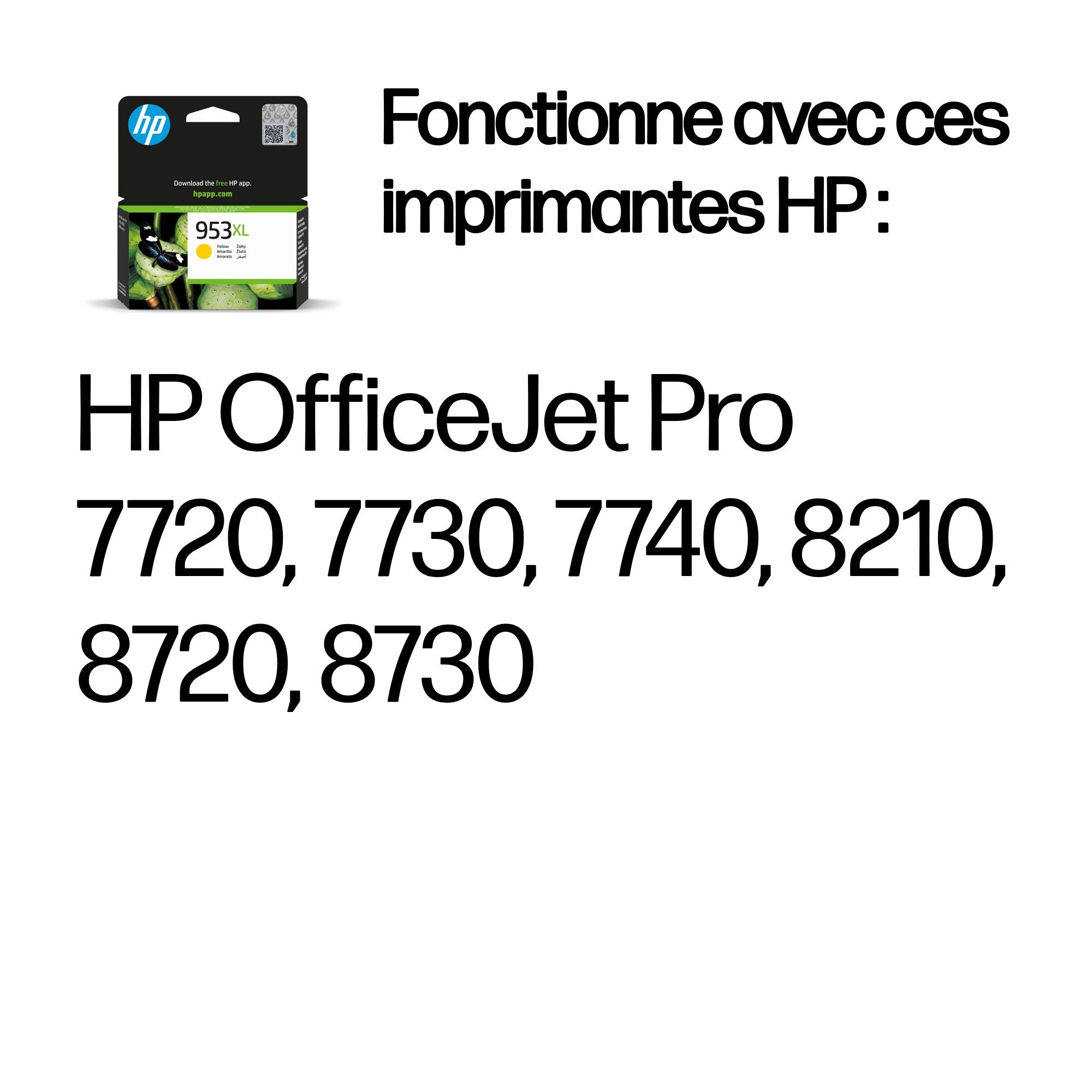 HP 953XL original Ink cartridge F6U18AE BGX Yellow 1.450 Pages