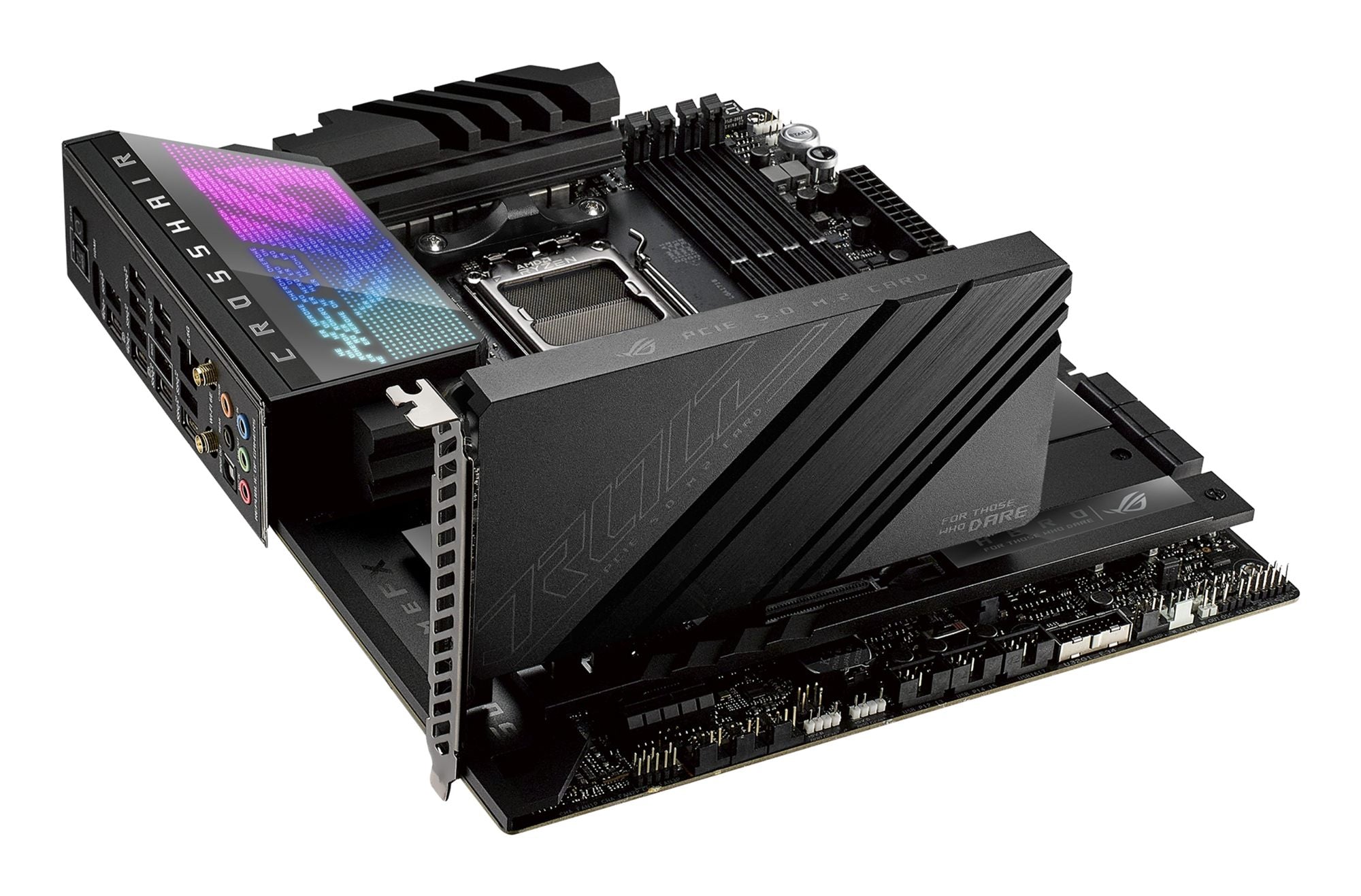 ASUS ROG CROSSHAIR X670E HERO AM5 Socket 4DDR5 2xPCIe 5.0 x16 2xUSB 4 HDMI 2.1 6xSATA 6Gb/s ATX