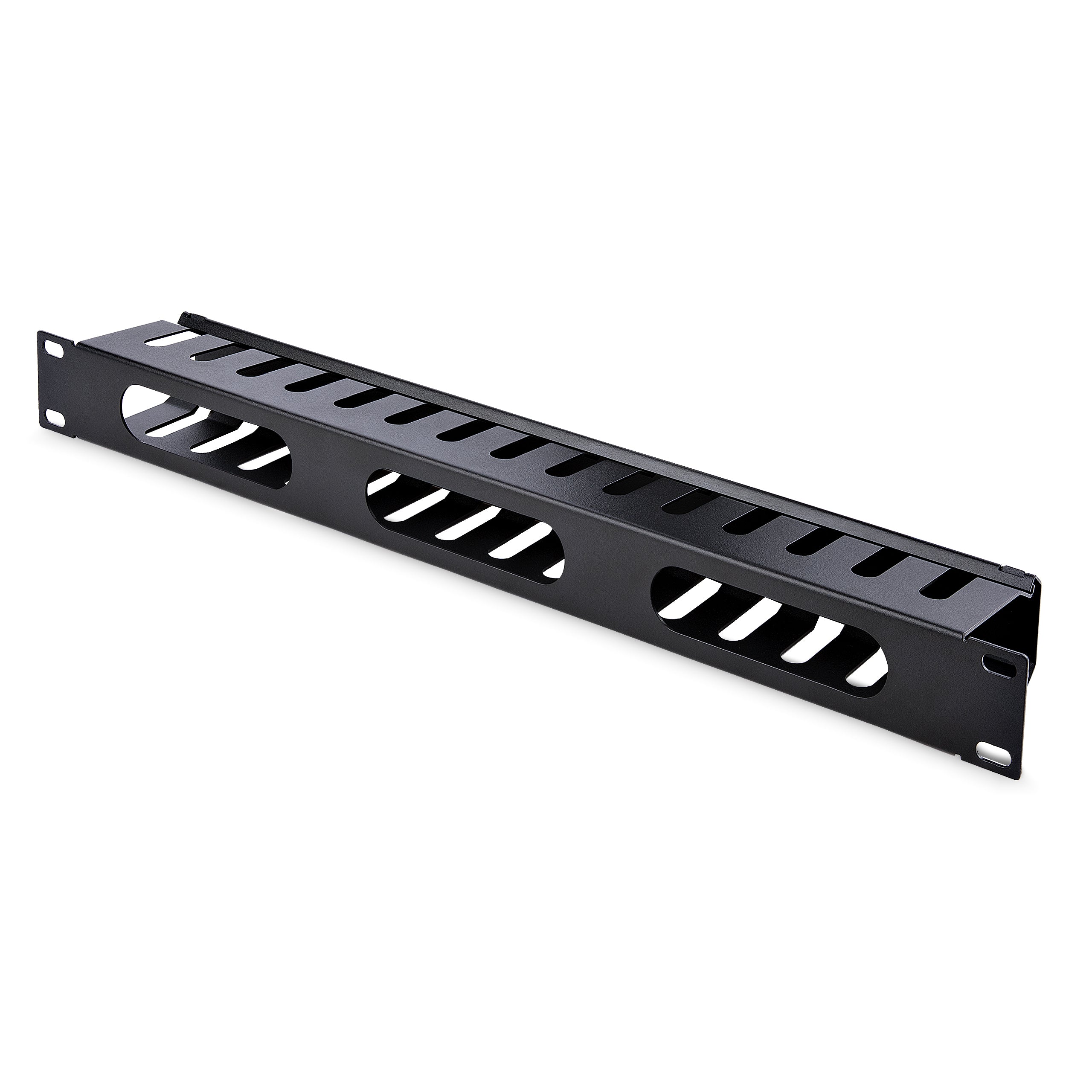 1U Finger Duct Cable Manager w/Cover