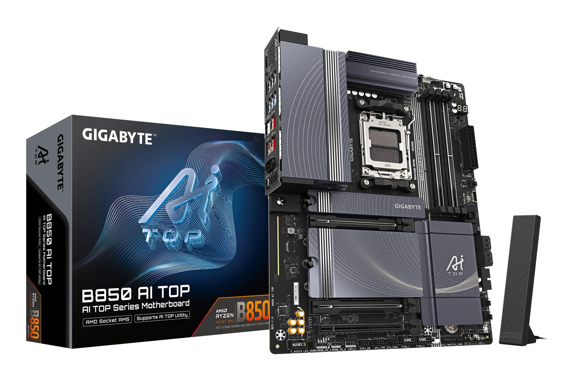 GIGABYTE B850 AI TOP carte mere AMD B850 Emplacement AM5 ATX