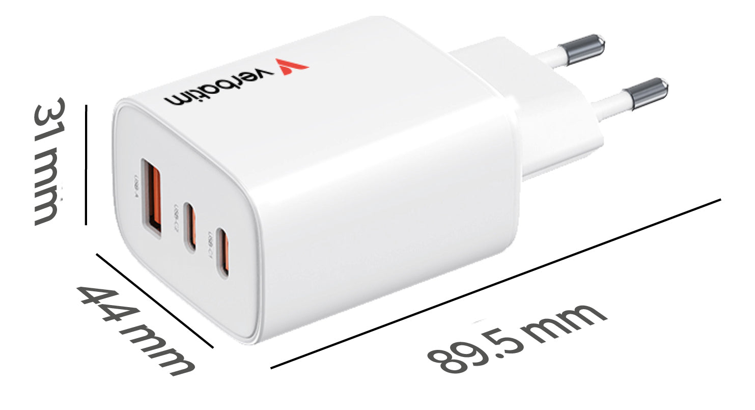 Essentials GaN Charger 65W EU plug White