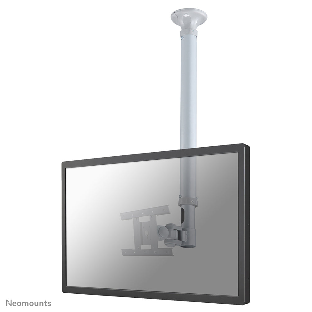 NEOMOUNTS FPMA-C100SILVER Support de plafond pour écran de 10-30p - h 79-129 cm