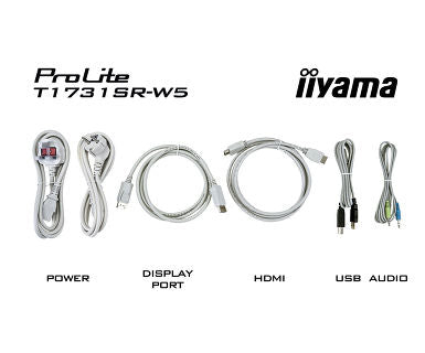 "iiyama ProLite T1731SR-B5 moniteur a écran tactile 43,2 cm (17"") 1280 x 1024 pixels une seule pression Noir"