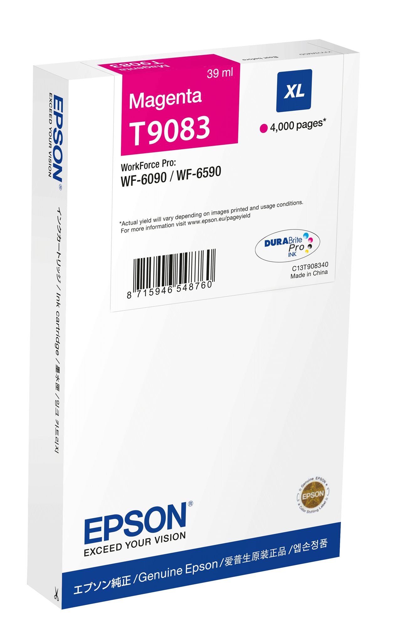 EPSON 4LB WF-6xxx Ink Cartridge Magenta XL