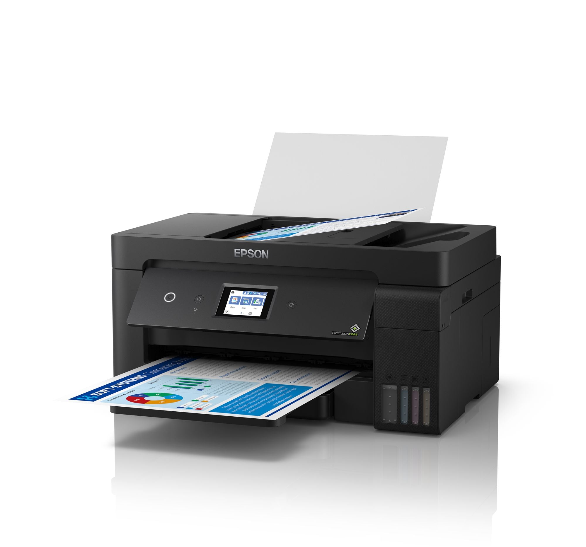 EPSON EcoTank ET-15000 MFP colour ink-jet A3/Ledger 297x432mm 11.5ppm copy 17ppm print 270 sheets USB 2.0 LAN Wi-Fi
