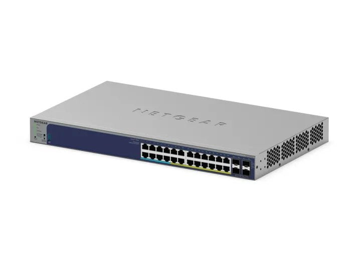 NETGEAR 24P GE POE++ Smart Switch W/10G SFP+ GS728TXUP