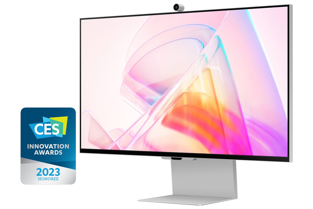 SAMSUNG ViewFinity S90PC -27''- 5K 5120 x 2880 - SMART- IPS- Dalle MAT- Thunderbolt 90W- 3xUSB-C -Pivot- Metal slim