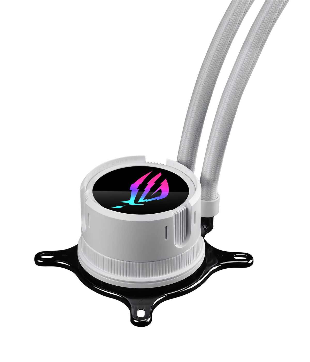 ASUS ROG Strix LC III 360 ARGB WHT all-in-one CPU liquid cooler with 360 rotatable water block Premium ROG ARGB fans