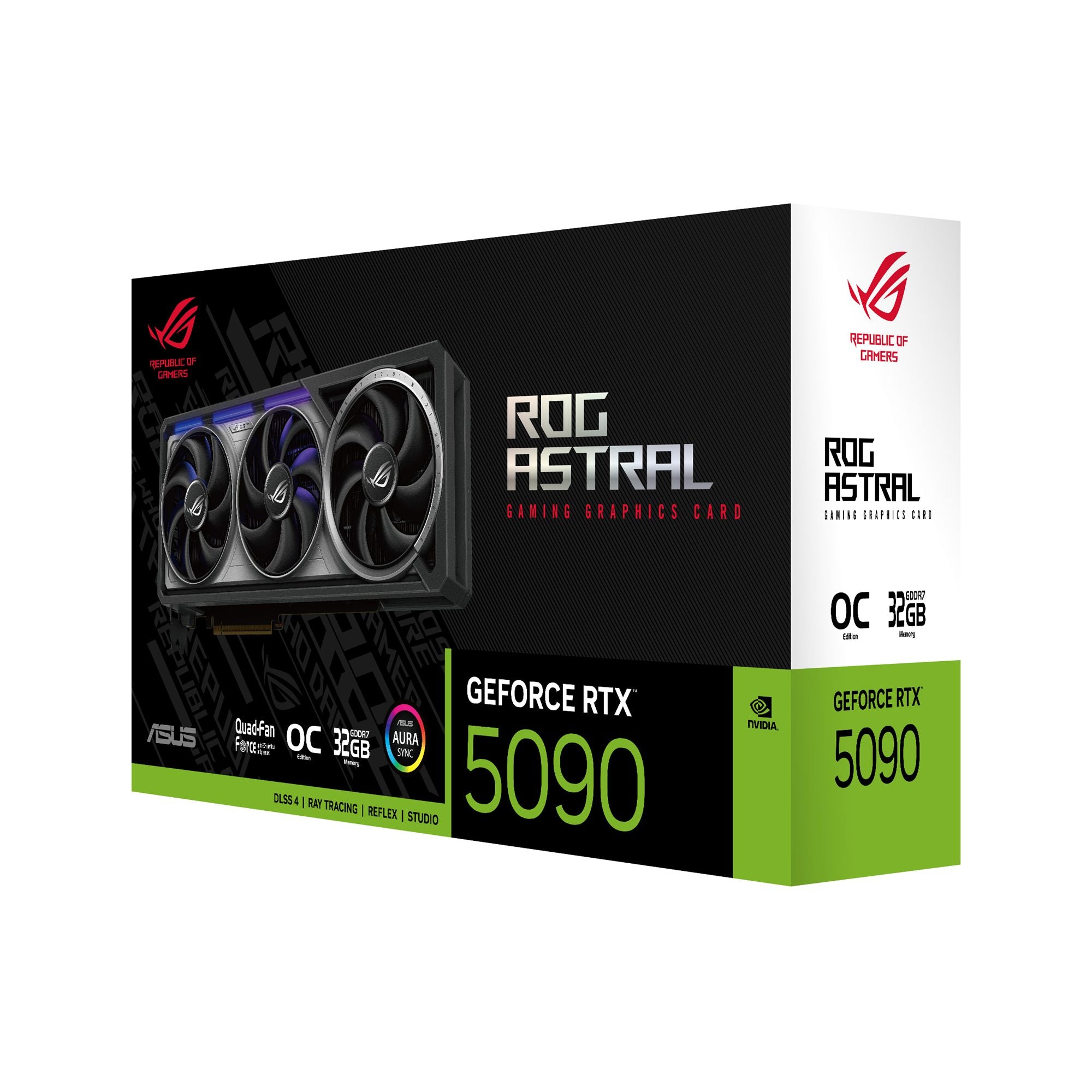 ASUS ROG Astral GeForce RTX 5090 32Go GDDR7 OC Edition Gaming Graphics Card PCIe 5.0 HDMI 2.1 DisplayPort 2.1