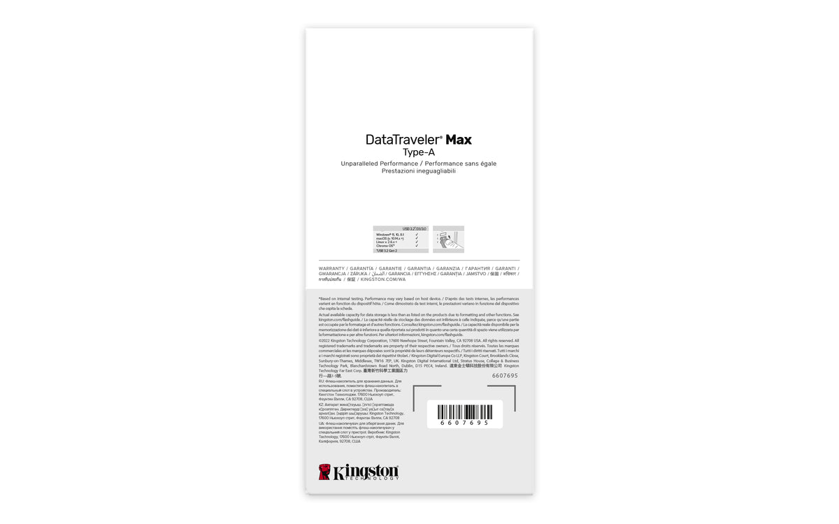 KINGSTON 512Go USB3.2 TypeA DataTraveler