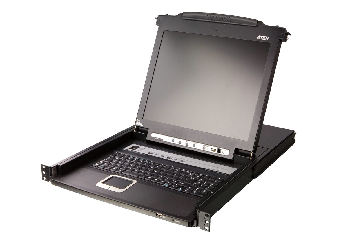 ATEN CL5708MW CONSOLE LCD 16/9e 17" 1080p  KVM 8 P VGA/USB