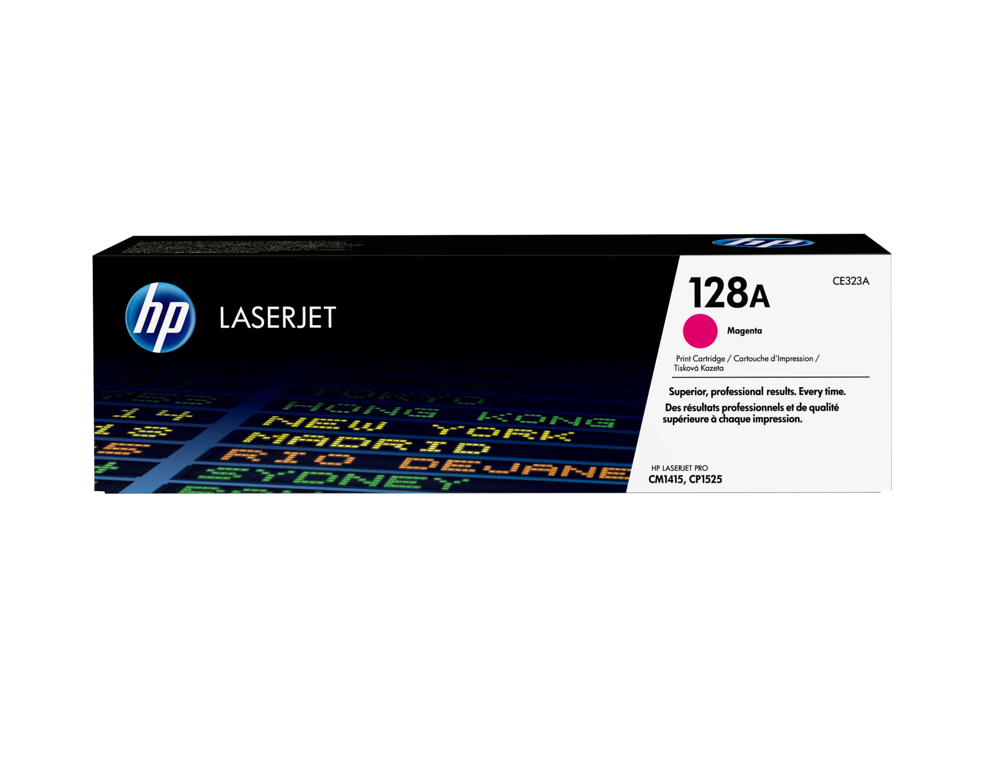 HP 128A original LaserJet Toner cartridge CE323A magenta standard capacity 1.300 pages 1-pack