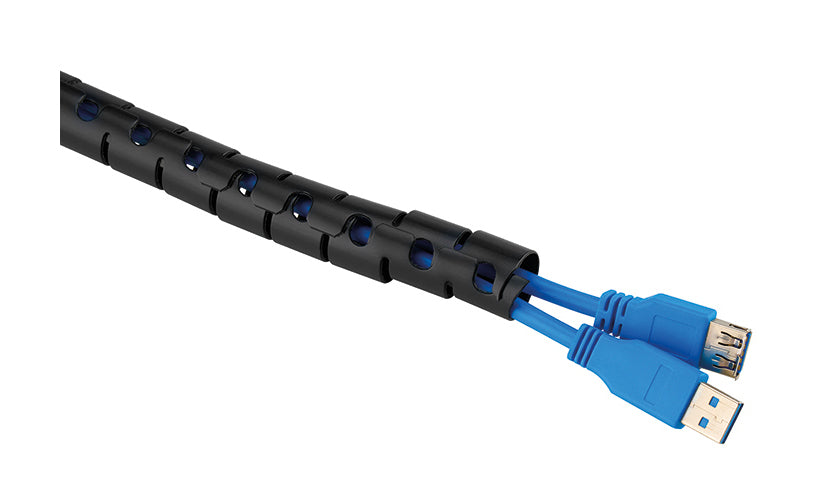 NEOMOUNTS Spiral Cable Wrap 20mm multiple cables black