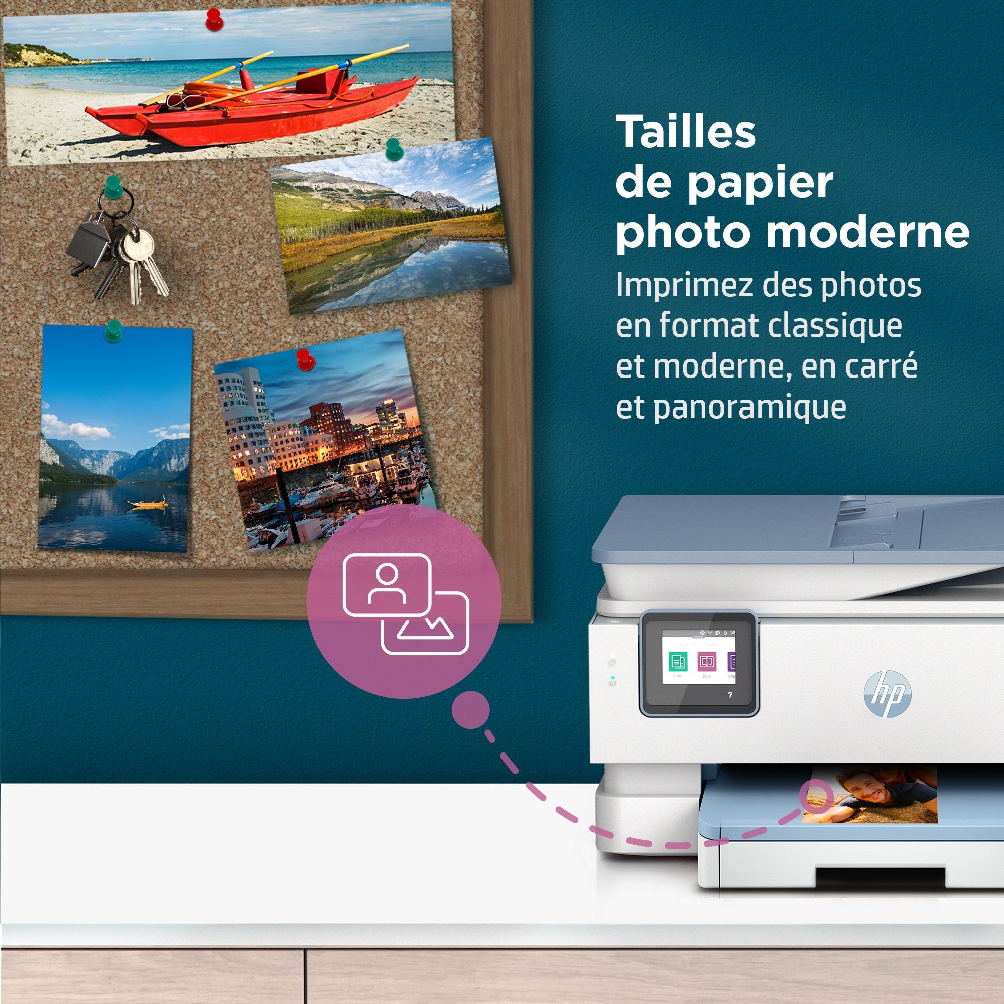 HP ENVY Inspire 7921e All-in-One MFP colour inkjet 216x297mm A4 13ppm Copy 15ppm Print 125sheets USB Wi-Fi Bluetooth surf blue