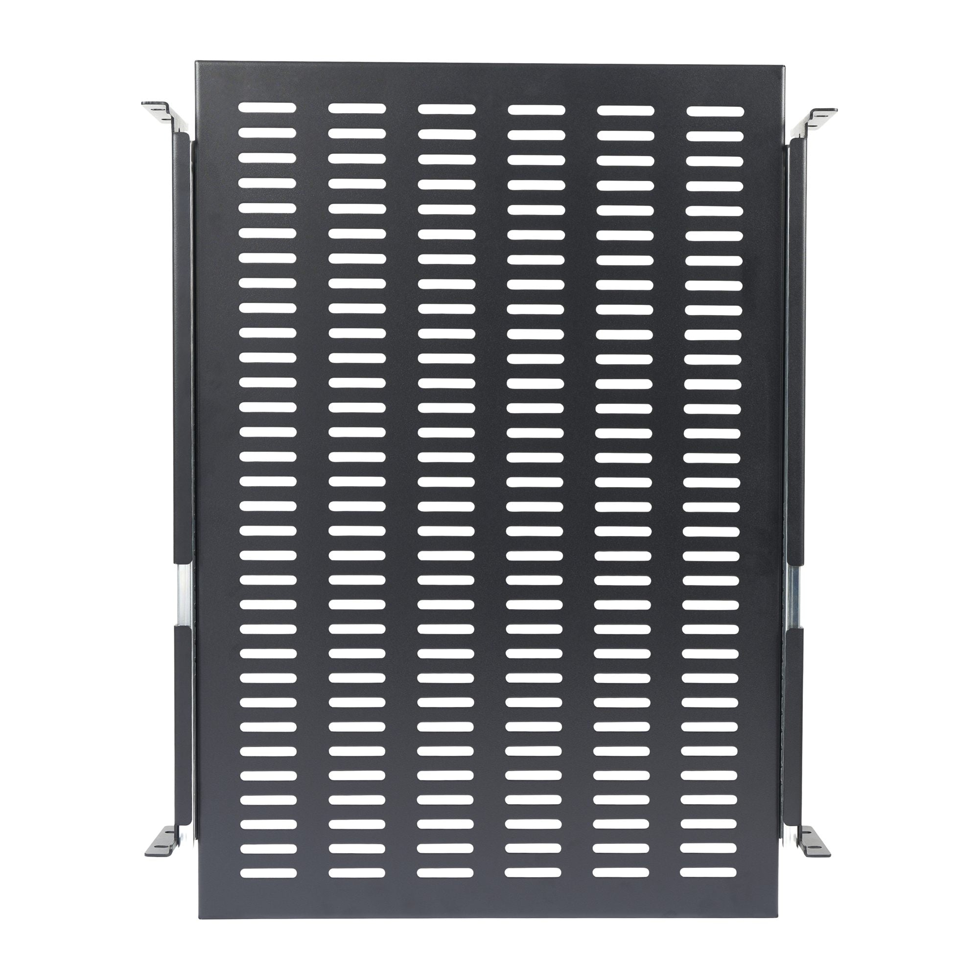 2U Sliding Vented Rack Mount Shelf