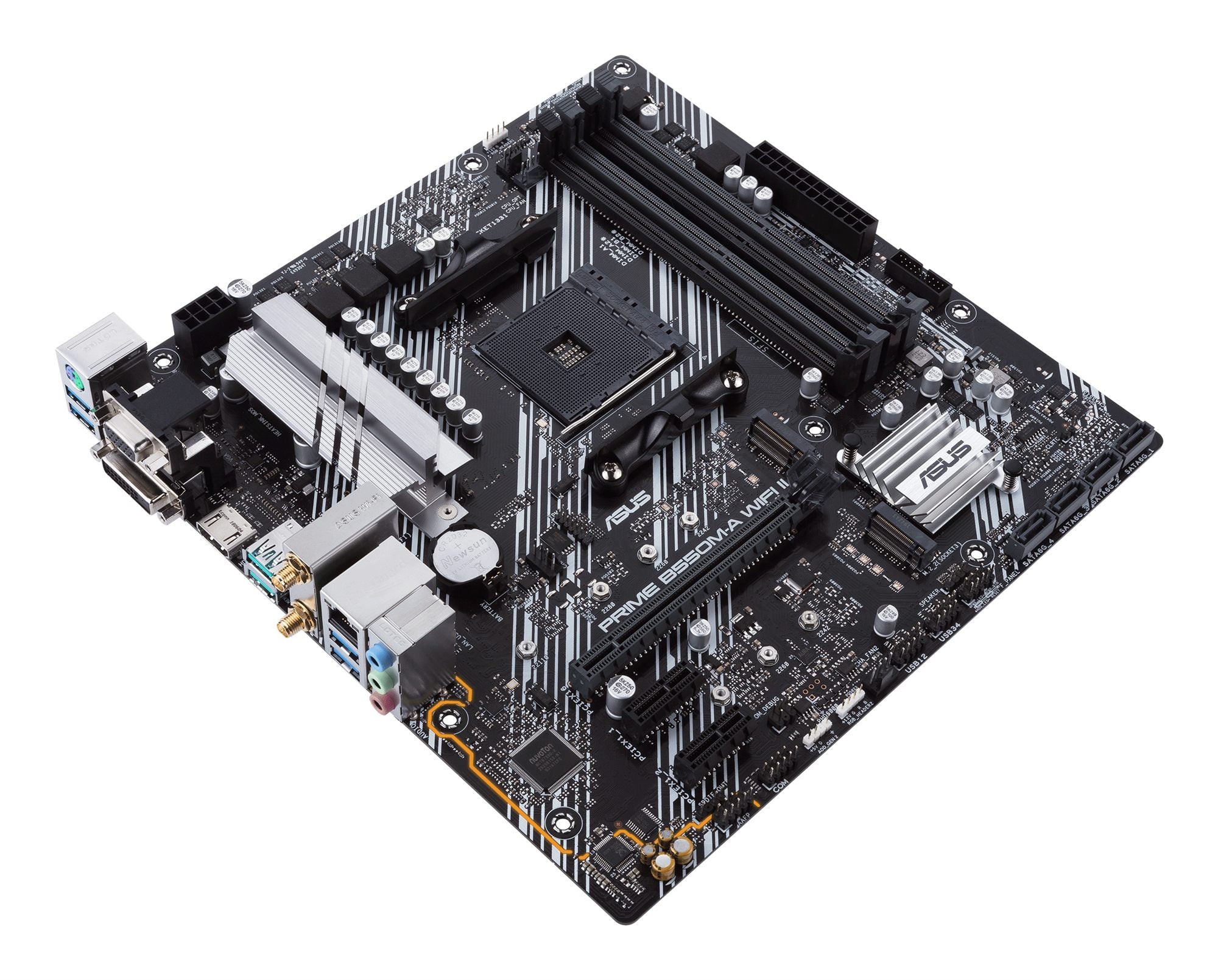 ASUS PRIME B550M-A WIFI II AM4 mATX MB 4xDDR4 2xM.2 4XSATA