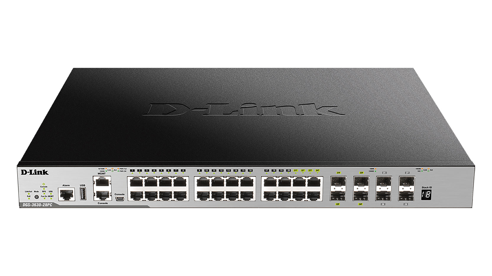 D-LINK DGS-3630-28PC/SI/E 28-Port Layer 3 Gigabit PoE Stack Switch SI