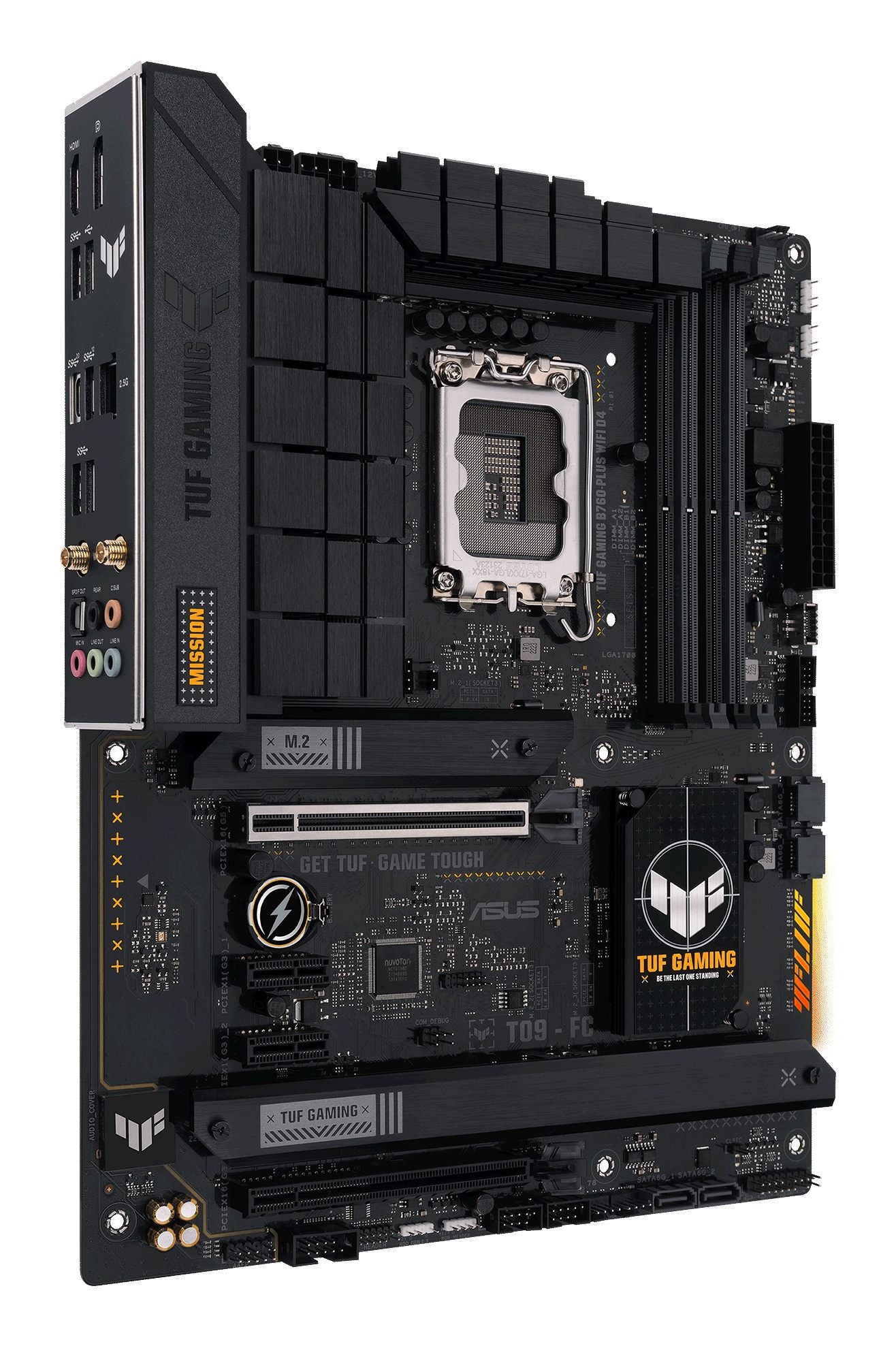 ASUS TUF GAMING B760-PLUS WIFI D4 LGA 1700 4DDR4 ATX 4xSATA MB 1xHDMI 2.1 1xDP 1.4 3xM.2