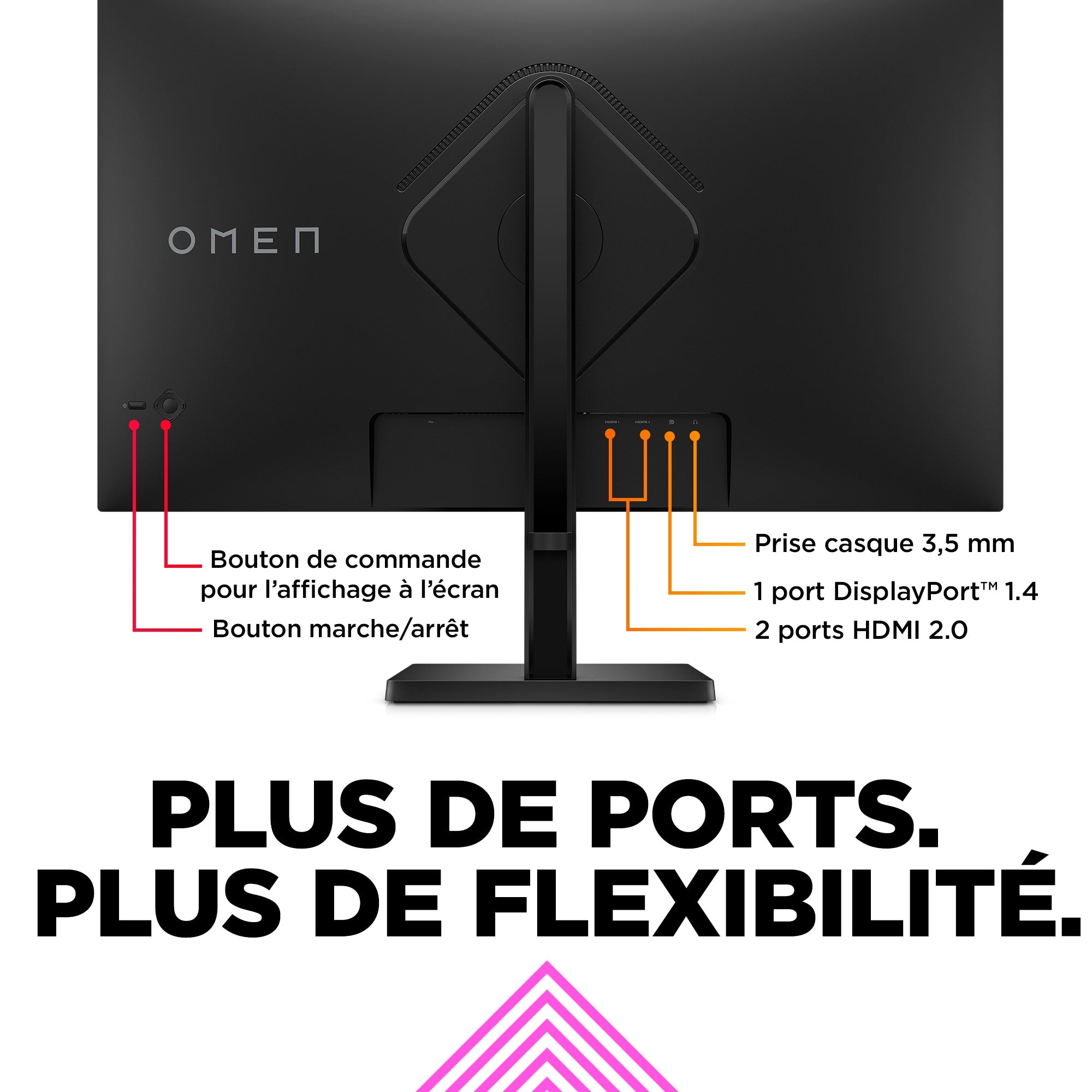 "OMEN by HP 31.5 inch QHD 165Hz Gaming Monitor - OMEN 32q écran plat de PC 80 cm (31.5"") 2560 x 1440 pixels Quad HD LCD Noir"
