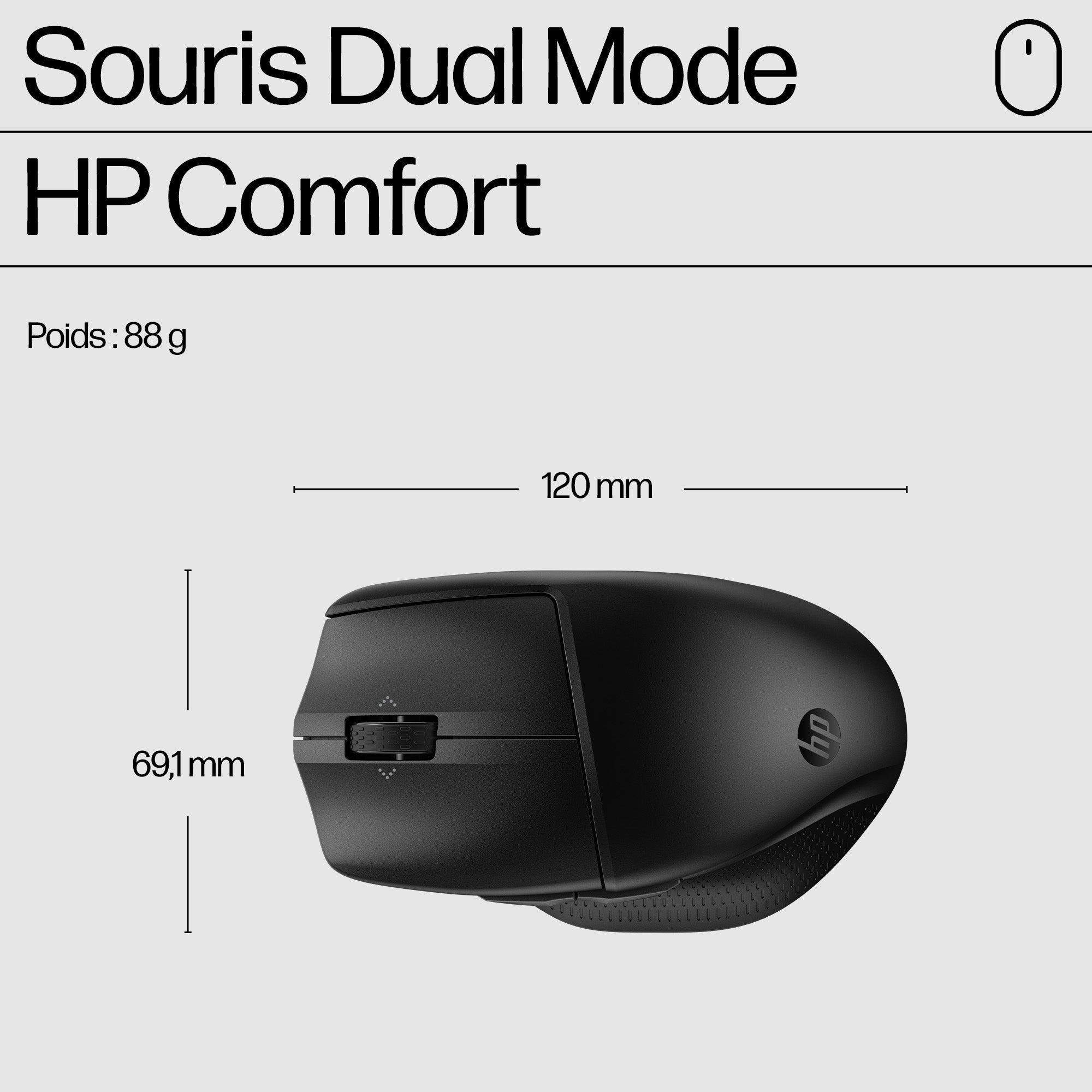 HP 685 CFT Dual-Mode Mouse SmartBuy