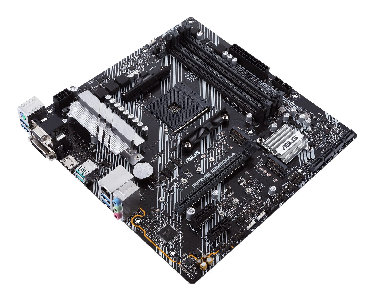 ASUS Prime B550M-A/CSM - AMD - Emplacement AM4 - AMD Ryzen™ 3 de 3e génération - AMD Ryzen 5 de 3e génération - DDR4-SDRAM - 128 Go - DIMM