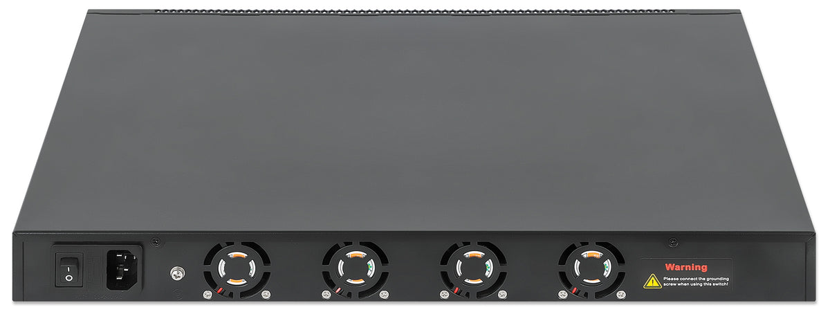 Intellinet 562041 commutateur réseau Géré Gigabit Ethernet (10/100/1000) Connexion Ethernet, supportant l'alimentation via ce port (PoE) Noir