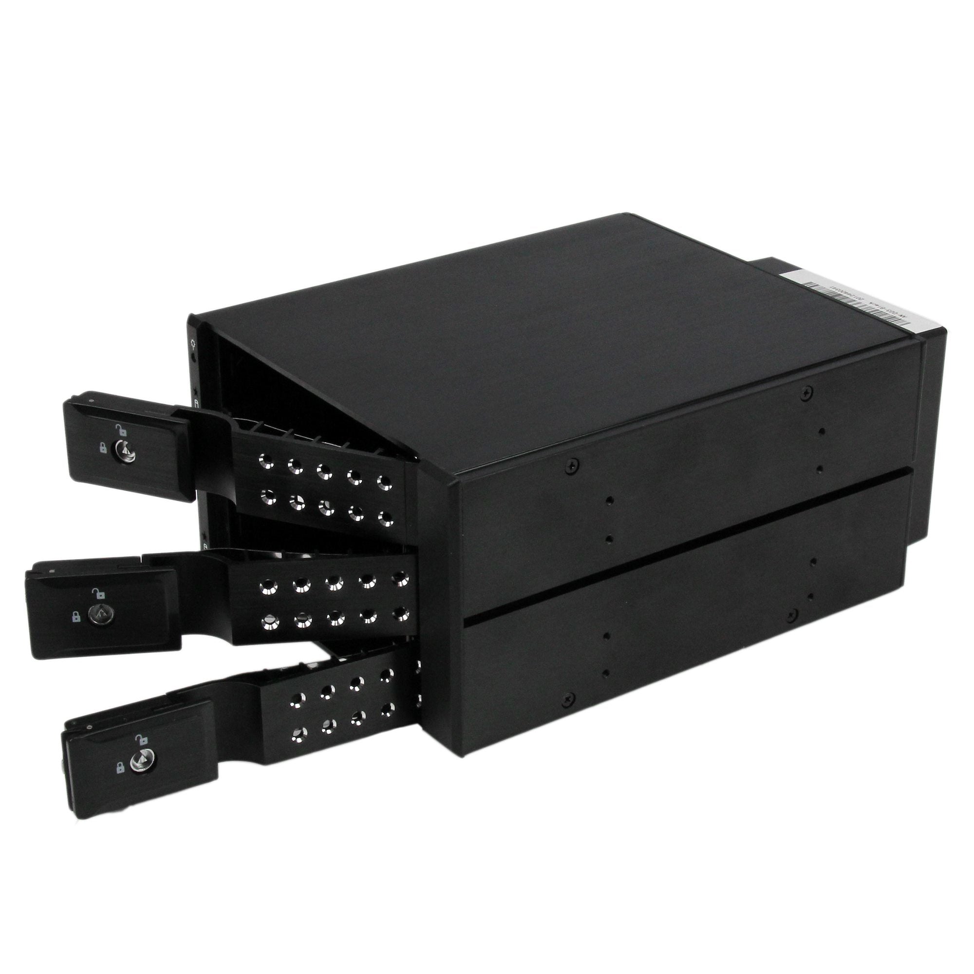 3-bay aluminium trayless hot-swap