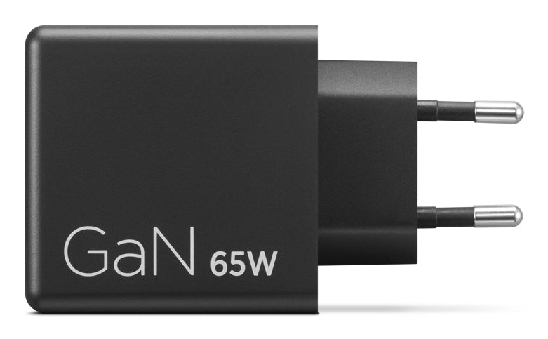 LENOVO Dual Power adapter GaN USB-C AC 100/240 V 65Watt output connectors: 2 black