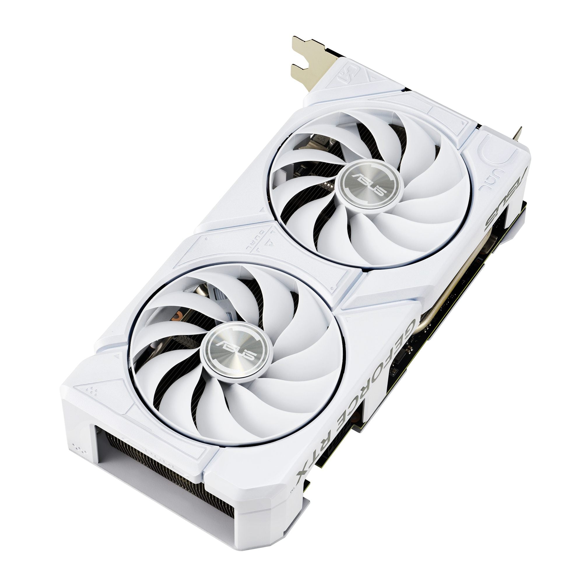 ASUS DUAL-RTX4070S-O12G-EVO-WHITE RTX 4070 SUPER OC 12Go GDDR6X 1xHDMI 2.1a 3xDP 1.4a