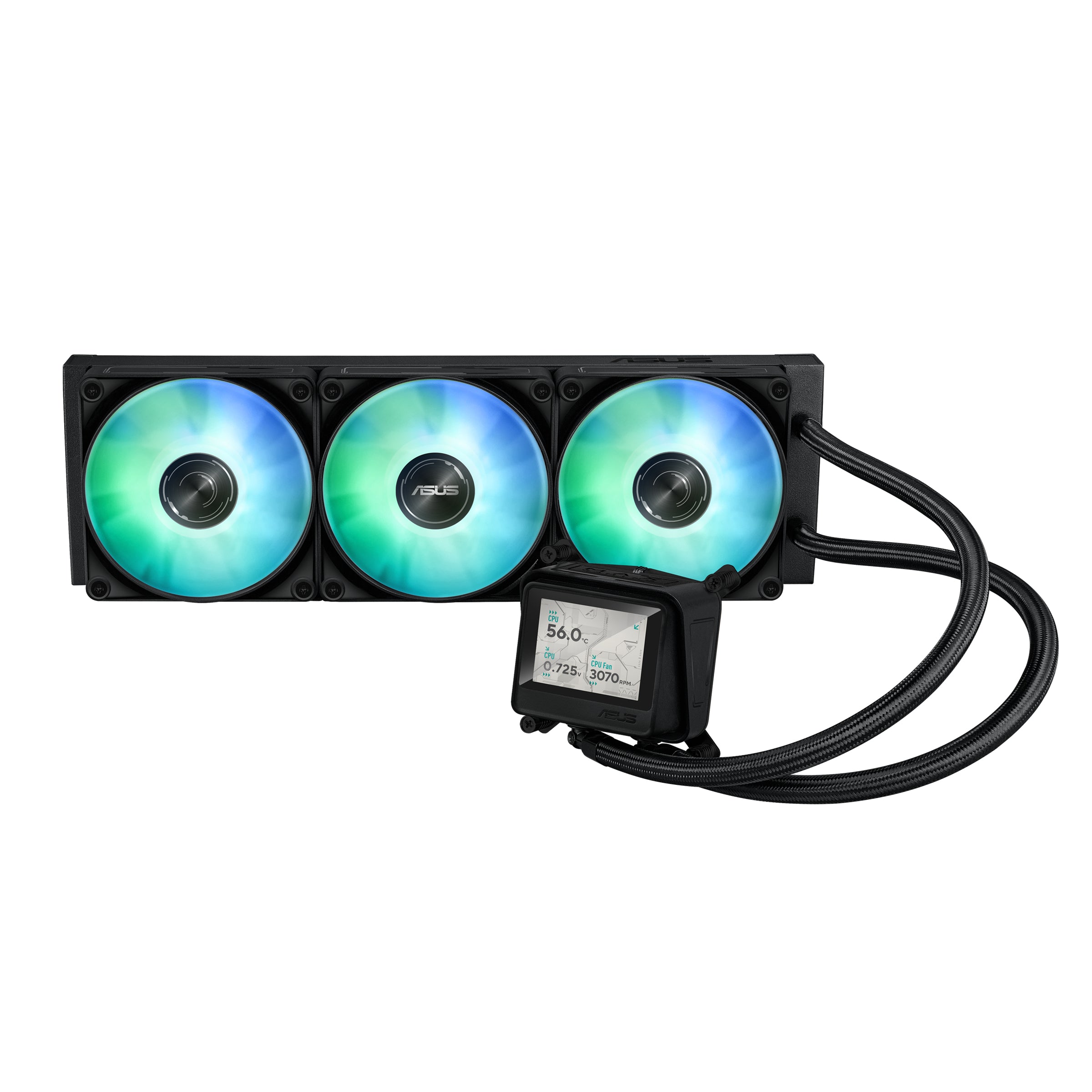 ASUS MAX GAMING LC 360 ARGB LCD all-in-one liquid CPU cooler