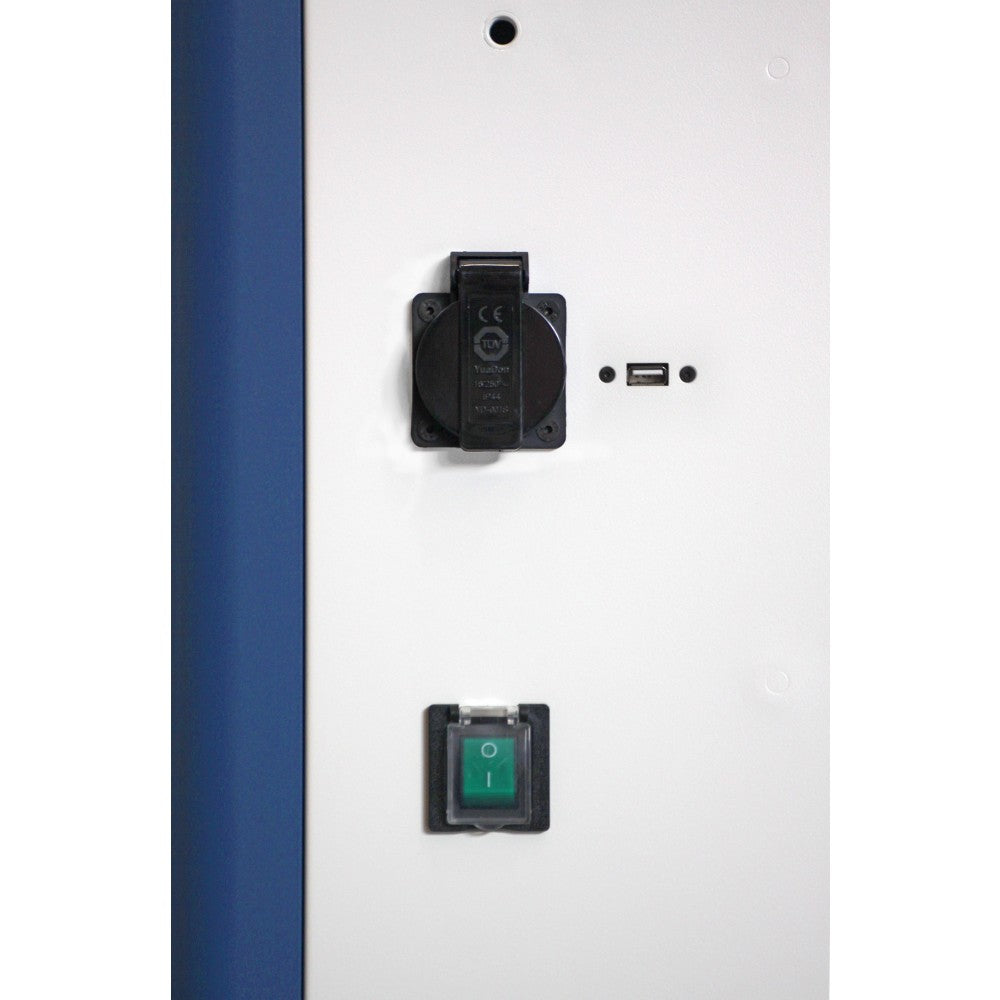 Techly I-CABINET-30DUTY Armoire de chargement pour 30 tablettes 30 ports USB 5V 30 prises AC