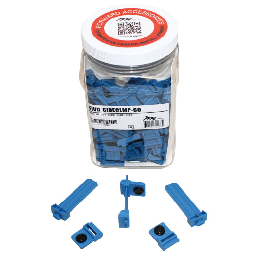 Middle Atlantic Forward Sm Device Side Clamp, 60 Pack