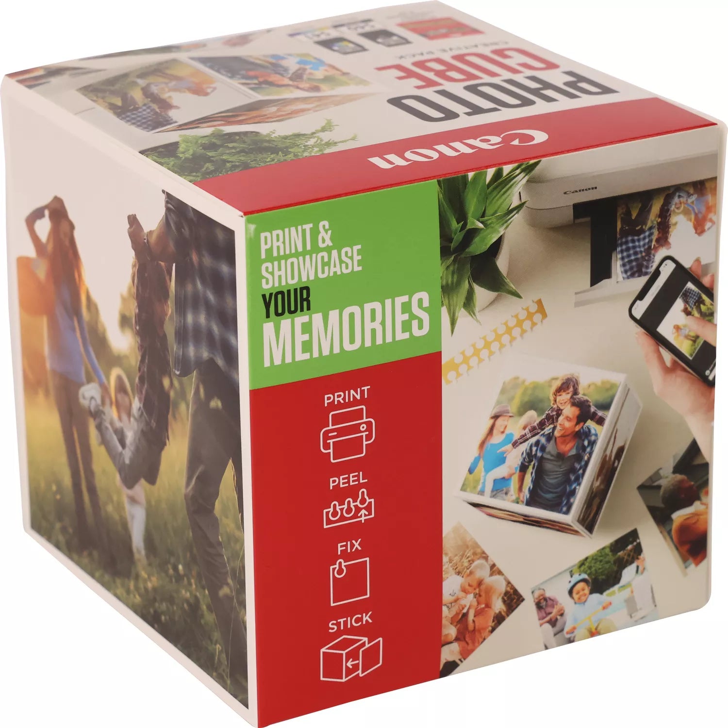 CANON PG-540/CL-541 Ink Cartridge Photo Cube Creative Pack White Green