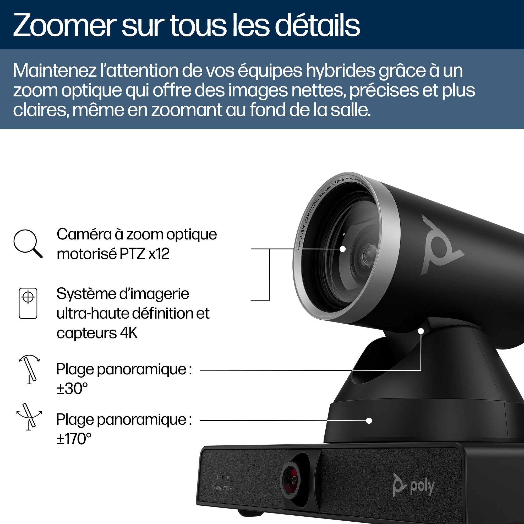 Poly Studio E60 4K MPTZ TAA No locliztn