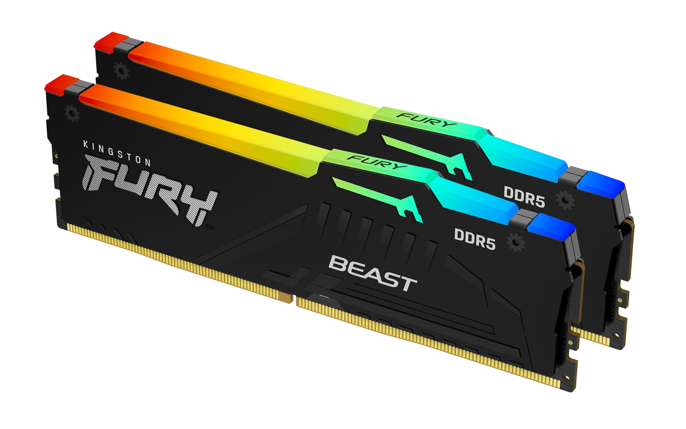 KINGSTON 16Go 5600MT/s DDR5 CL36 DIMM Kit of 2 FURY Beast RGB EXPO
