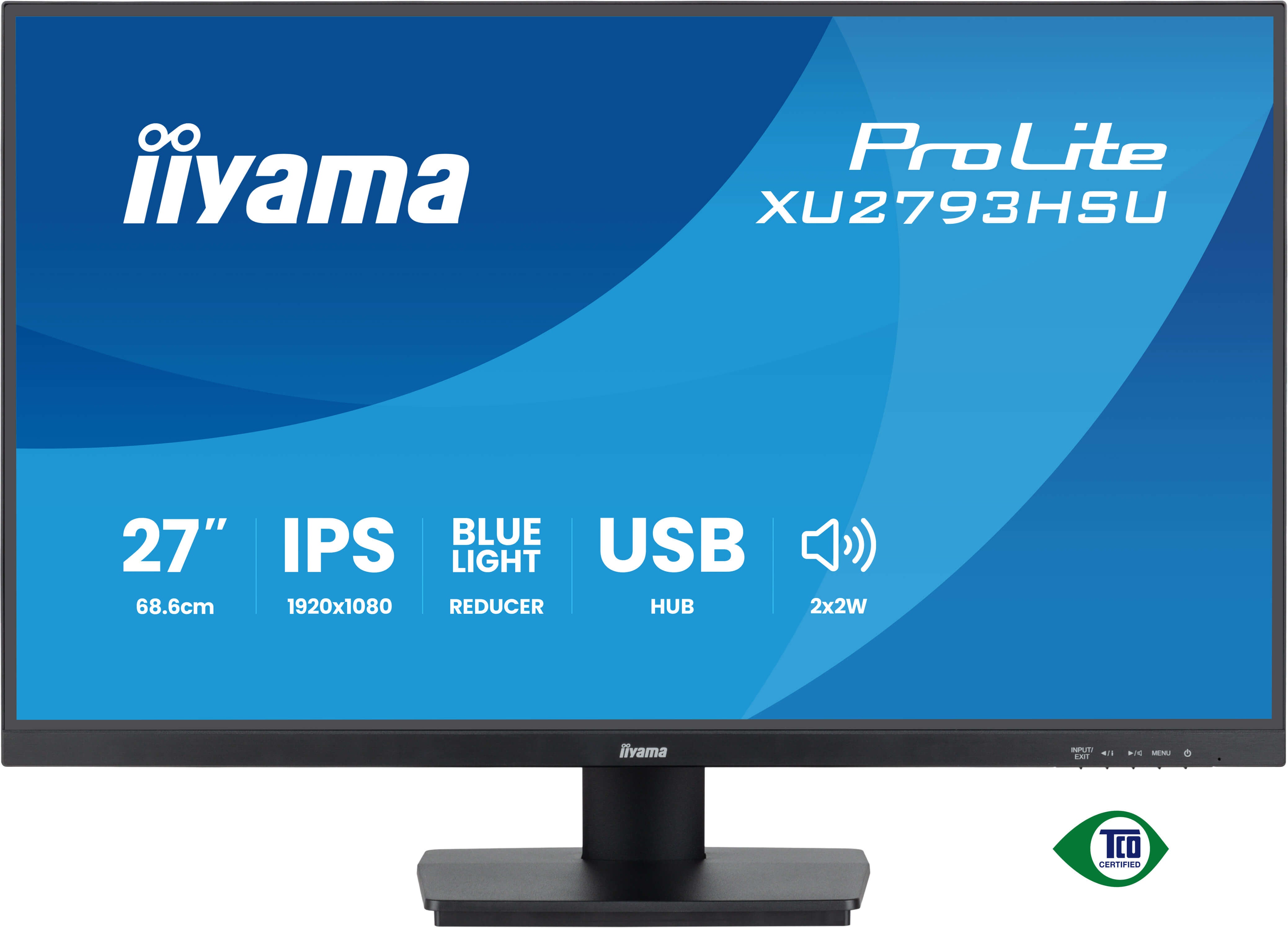 iiyama XU2793HSU-B7 27 pouces IPS 1920x1080 300cd/m2 1ms HDMI DP USB